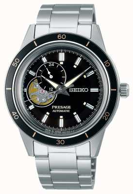 Seiko Presage Style 60s Black Dial Watch SSA425J1