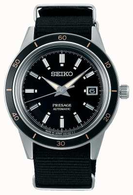 Seiko Presage Style 60s Black Nylon Strap SRPG09J1