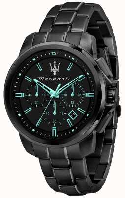 Maserati Successo Aqua Edition Black Plated Watch R8873644003