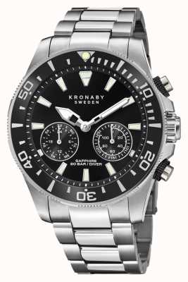 Kronaby Diver Collection | Bluetooth | Black Dial | Stainless Steel EX-DISPLAY S3778/2 EX-DISPLAY