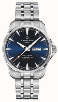 Certina DS Action Day-Date Powermatic 80 Blue Dial C0324301104100