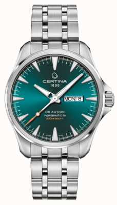 Certina DS Action Day-Date Powermatic 80 Green Dial C0324301109100
