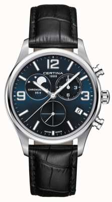 Certina DS-8 Chronograph Moonphase Blue Dial C0334601604700