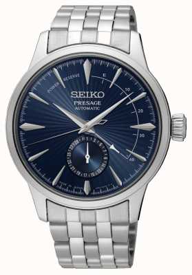 Seiko Presage Automatic Cocktail Time ‘The Blue Moon’ | Stainless Steel Bracelet | Blue Dial SSA347J1