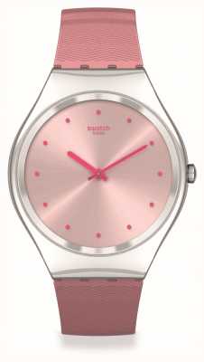 Swatch Skin Irony | ROSE-MOIRE | Pink Silicone Strap SYXS135