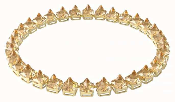 Swarovski Chroma Gold Spike Crystal Necklace 5613679