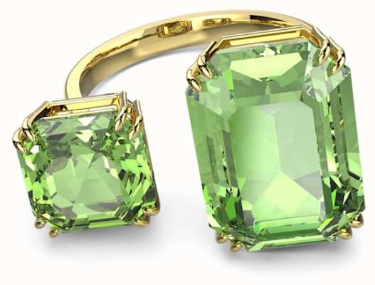Swarovski Millenia Green Octagon Crystal Ring 5619626