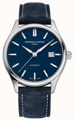 Frederique Constant Classic Index Automatic 40 mm Blue Leather Strap FC-303NN5B6