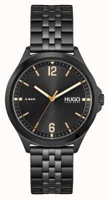 HUGO #SUIT Business | Black Dial | Black PVD Steel Bracelet 1530218