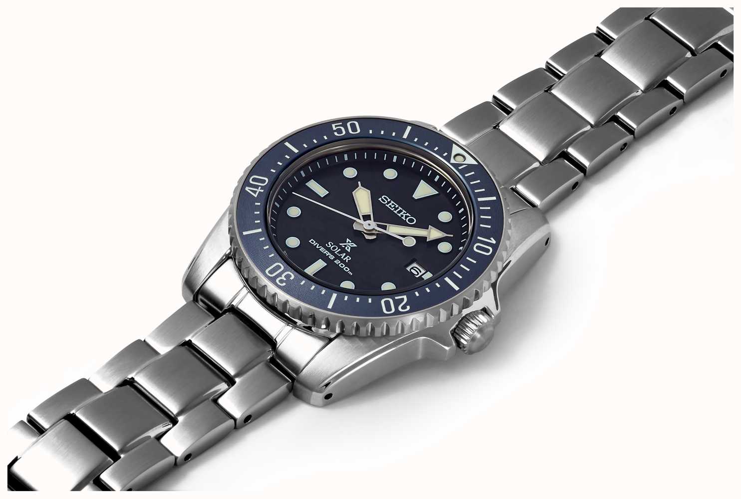 Seiko Prospex Compact Solar  Scuba Diver Grey Dial SNE569P1 - First  Class Watches™ IRL