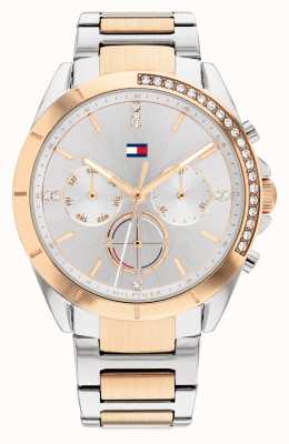 Tommy Hilfiger Kennedy Sport Two Tone Silver Dial 1782387