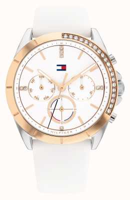 Tommy Hilfiger Kennedy Sport White Dial Silicone 1782388