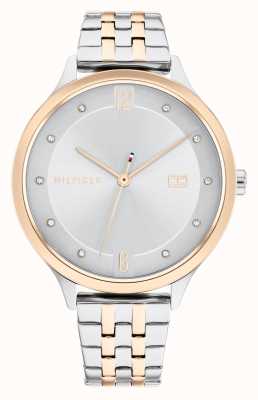 Tommy Hilfiger Grace Two Tone Steel Silver Dial 1782434
