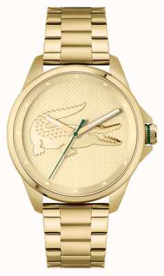 Lacoste LE CROC Gold Plated Stainless Steel Bracelet 2011133