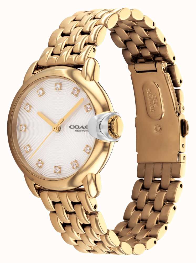 Coach Women's Arden Gold Plated Bracelet Watch 14503819 - First Class  Watches™ IRL