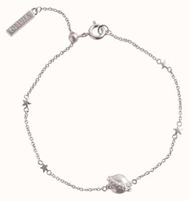 Olivia Burton Planet Silver Chain Bracelet 180mm OBJCLB38