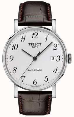 Tissot | Men's | Everytime Swissmatic | Automatic | Brown Leather Strap | T1094071603200