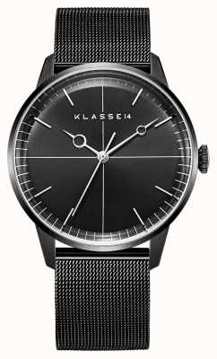 Klasse14 Disco Volante 40mm Black Milanese Mesh Bracelet WDI19BB001M