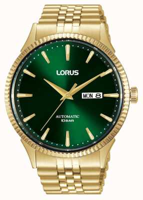 Lorus Auto Classic Green Sunray Dial Watch RL468AX9