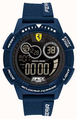 Scuderia Ferrari Apex Superfast Blue Silicone Strap 0830858