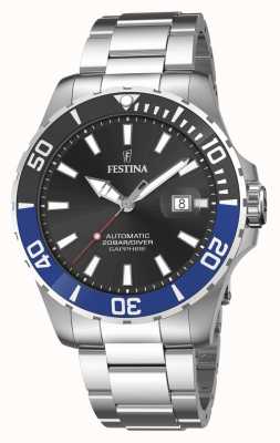 Festina Men's Automatic 44 mm Black Dial Watch F20531/6