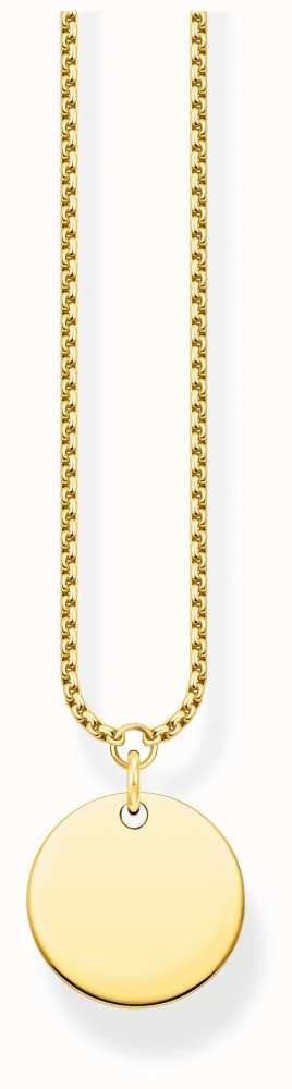 Thomas　Coin　Sabo　Plain　Silver　Class　KE1958-413-39-L45V　Gold　Plated　First　Necklace　40-45cm　Watches™　IRL