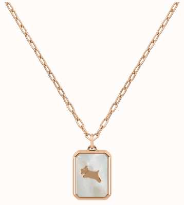 Radley Jewellery Fashion | Rose Gold Plated Necklace | MOP Dog Charm RYJ2214S