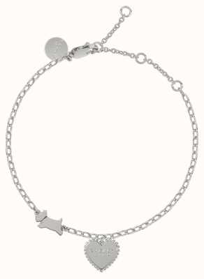 Radley Jewellery Fashion | Sterling Silver Bracelet | Heart & Dog Charm RYJ3121S