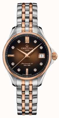 Certina DS Action Diamond Set Brown Dial Watch C0322072229600