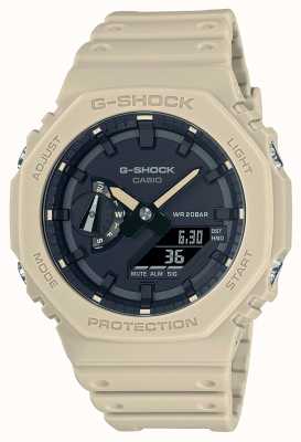 Casio G-Shock Octagon Series Carbon Core Guard Beige Watch GA-2100-5AER