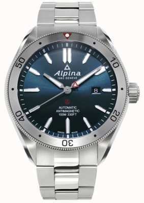 Alpina Alpiner 4 Automatic (44mm) Blue Dial / Stainless Steel AL-525NS5AQ6B