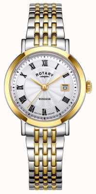 Rotary Women's Windsor Two-Tone Watch LB05421/01