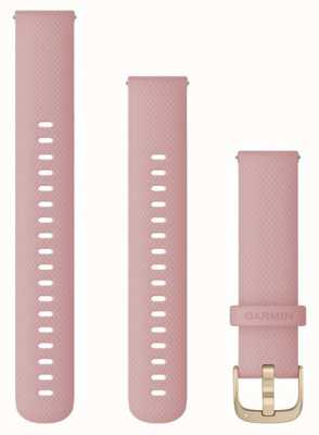 Garmin Quick Release Strap Only (18 Mm), Dust Rose With Light Gold Hardware 010-12932-03