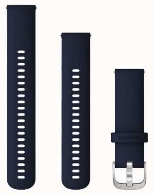 Garmin Quick Release Strap Only (22 Mm), Dark Blue With Silver Hardware 010-12932-2A