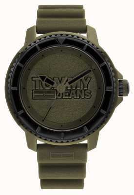 Tommy Jeans Tokyo Men's Brown Silicone Strap Watch 1792002
