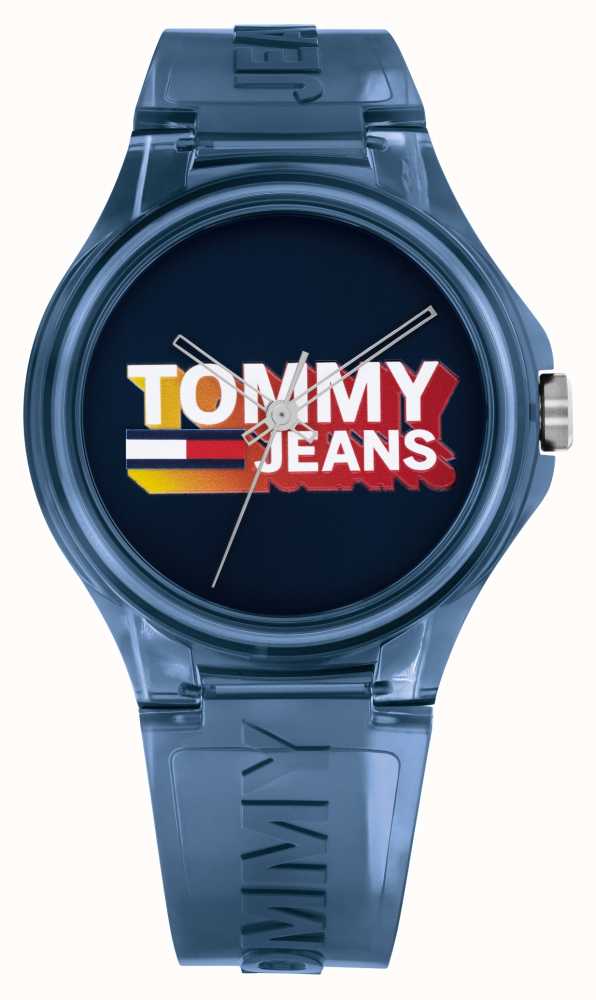 Watch Berlin Tommy Watches™ Blue First Class Silicone IRL Men\'s 1720028 Jeans -