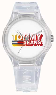 Tommy Jeans Berlin White Semi-Transparent Case and Strap 1720027