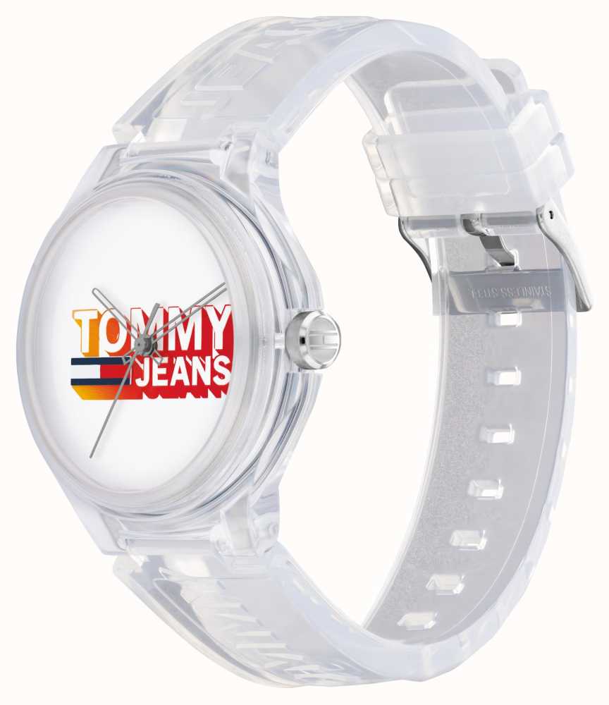 Tommy Jeans Berlin Semi-Transparent And 1720027 - IRL First Class Strap White Watches™ Case