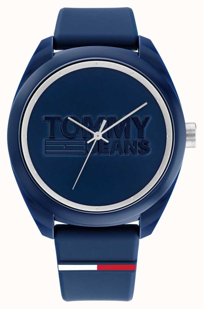 Tommy Jeans Men's San Diego | Blue Dial | Blue Silicone Strap 1791927 -  First Class Watches™ IRL