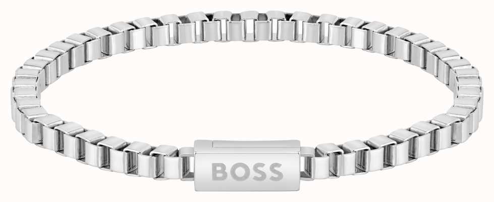 BOSS Jewellery Men's Chain For Him Stainless Steel Bracelet 1580288
