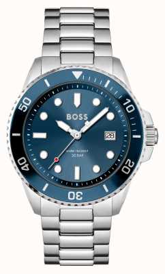 BOSS Men's Ace | Blue Dial | Stainless Steel Bracelet 1513916
