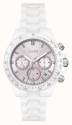 BOSS Novia Women's Ceramic Watch Lilac Dial 1502632