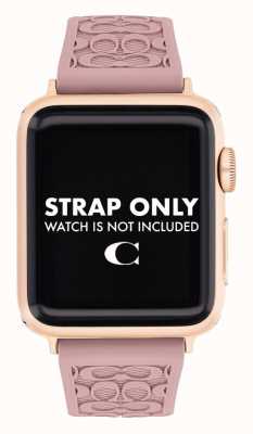 Coach Apple Watch Strap (38/40/41mm) Pink Silicone 14700040