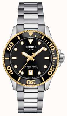 Tissot Seastar 1000 | 36mm Black Dial | | Stainless Steel Bracelet T1202102105100