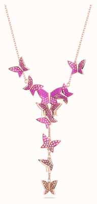 Swarovski Lilia | Butterfly Necklace | Pink And Rose Gold 5636420