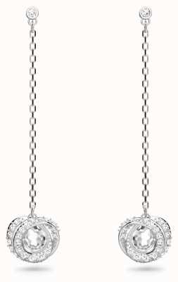 Swarovski Generation | Drop Earrings | Rhodium Plated 5636515