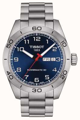 Tissot Mens | PRS 516 Powermatic 80 | Blue dial | Stainless Steel Bracelet T1314301104200