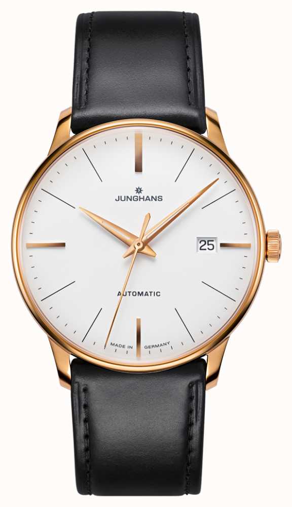 Junghans Meister Mechanical Classic Sapphire Crystal Black Strap