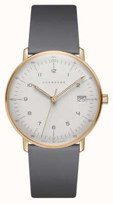 Junghans Max Bill Damen Quartz Grey Leather Watch 47/7854.02