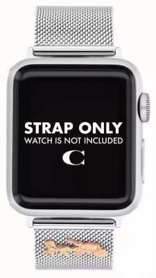Coach Apple Watch Strap (38/40mm) Steel Mesh 14700037